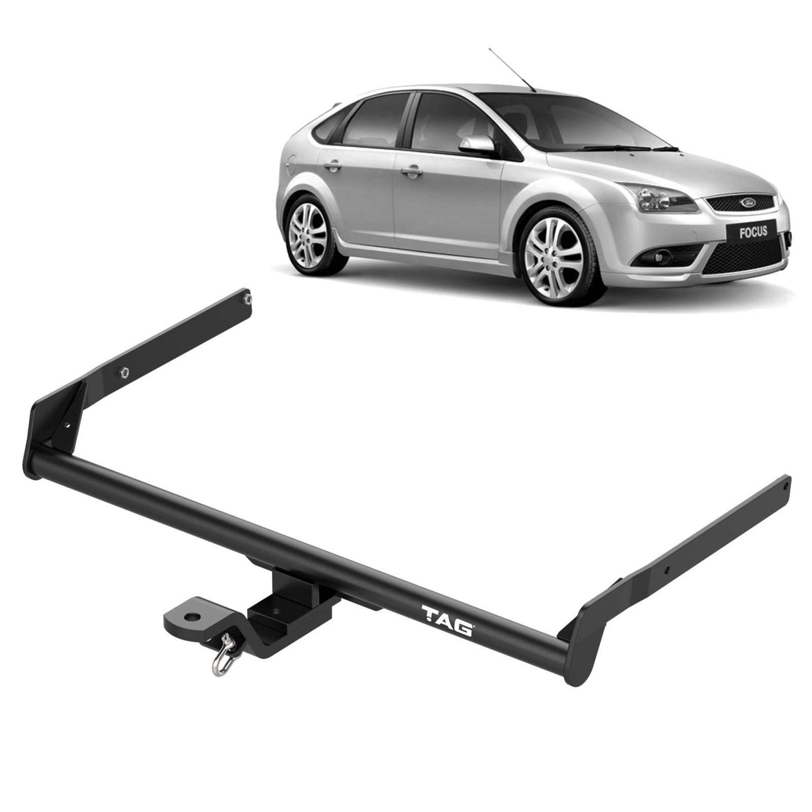 TAG - Ford Focus LW, LS, LT, LV, LT (2005 - 2018) Hatchback Standard Duty Towbar & Universal Wiring Harness