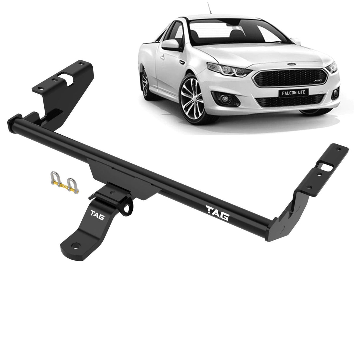 TAG - Ford Falcon FG, FG X (2008 - 2016) Standard Duty Towbar & Direct Fit Wiring Harness