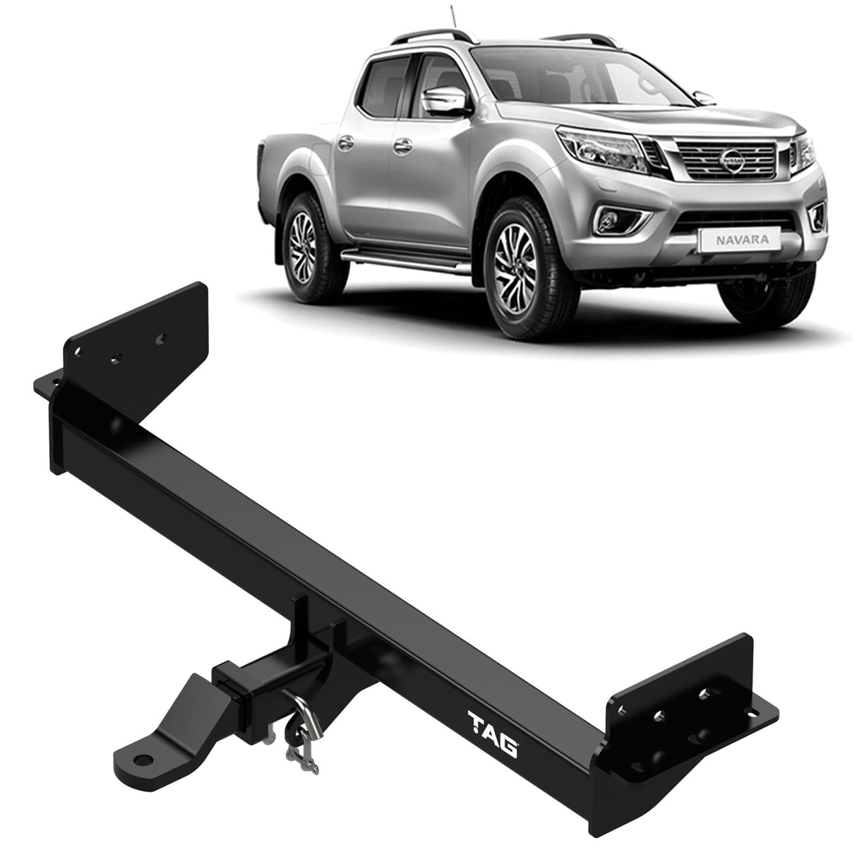 TAG | Heavy Duty Towbar & Erich Jaeger Direct Fit Wiring Kit | Nissan Navara NP300 D23 2015–2020 | T4D638-K101