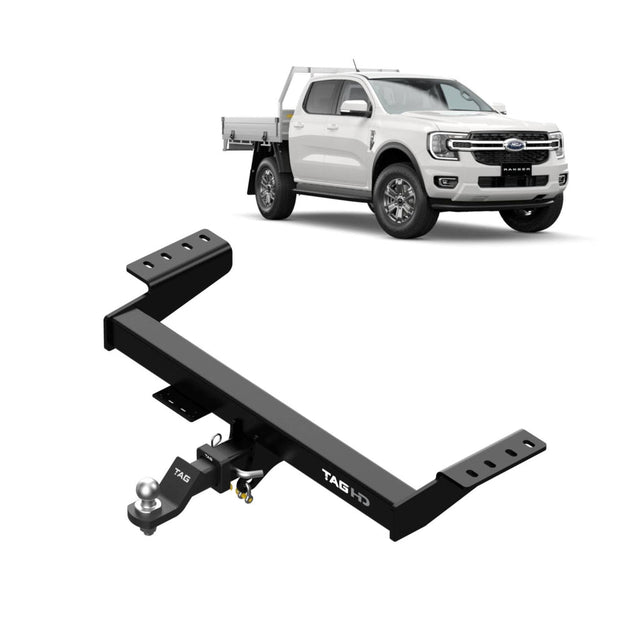 TAG | Heavy Duty Towbar & Direct Fit CAN-Bus Wiring Kit | Ford Ranger PY/T6.2 Cab Chassis 01/2025-On | T4F842-K103