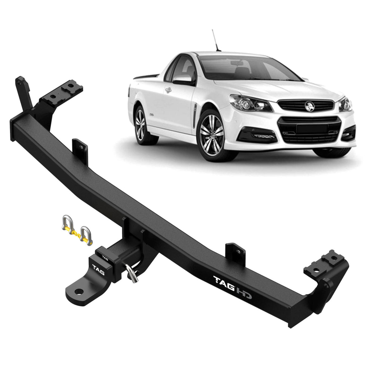 TAG - Holden Commodore Ute VE Series (09/2007 - 04/2013) Heavy Duty Towbar & Direct Fit Wiring Harness