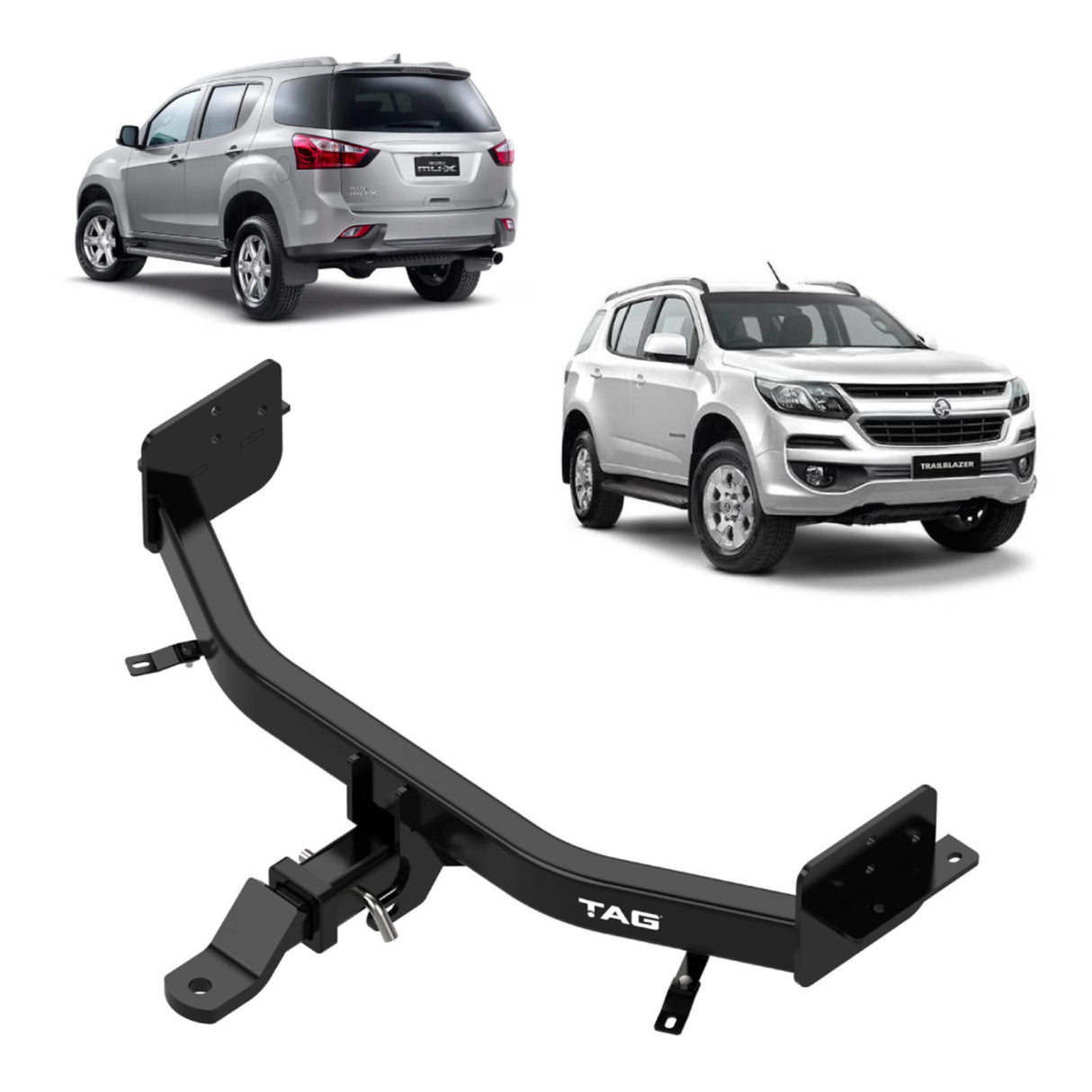 TAG - Isuzu MU-X UCS, UCR (2013 - 2021) Heavy Duty Towbar & Direct Fit Wiring Harness