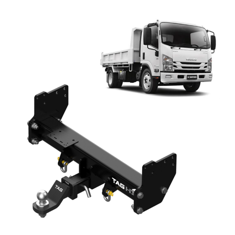 TAG | Heavy Duty Towbar & Universal Wiring | Isuzu NLR Truck Tipper 2012–On | T4H677-K301