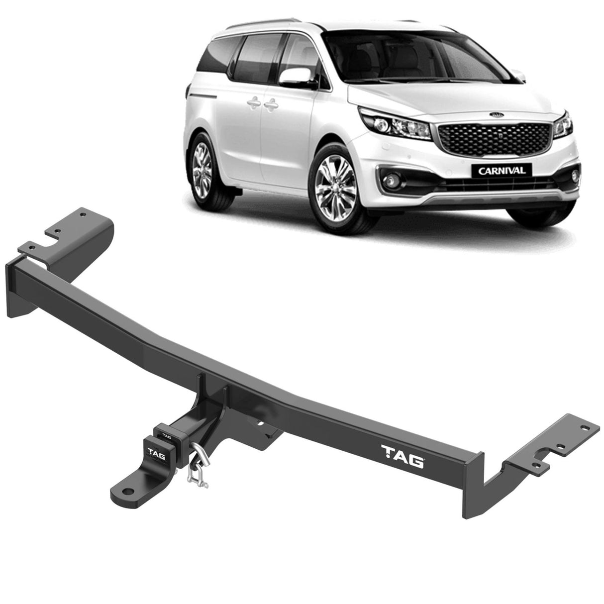 TAG | Heavy Duty Towbar & Universal Wiring Kit | KIA Carnival YP 2015–2020 | T4K659-K301