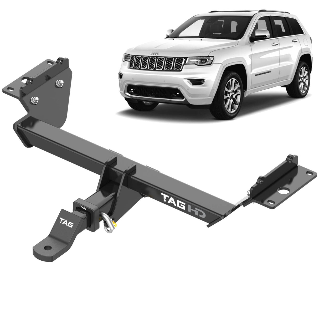 TAG | Heavy Duty Towbar & Universal Wiring Kit | Jeep Grand Cherokee WK, WK2 SUV 2010–2021 | T4P568-K302