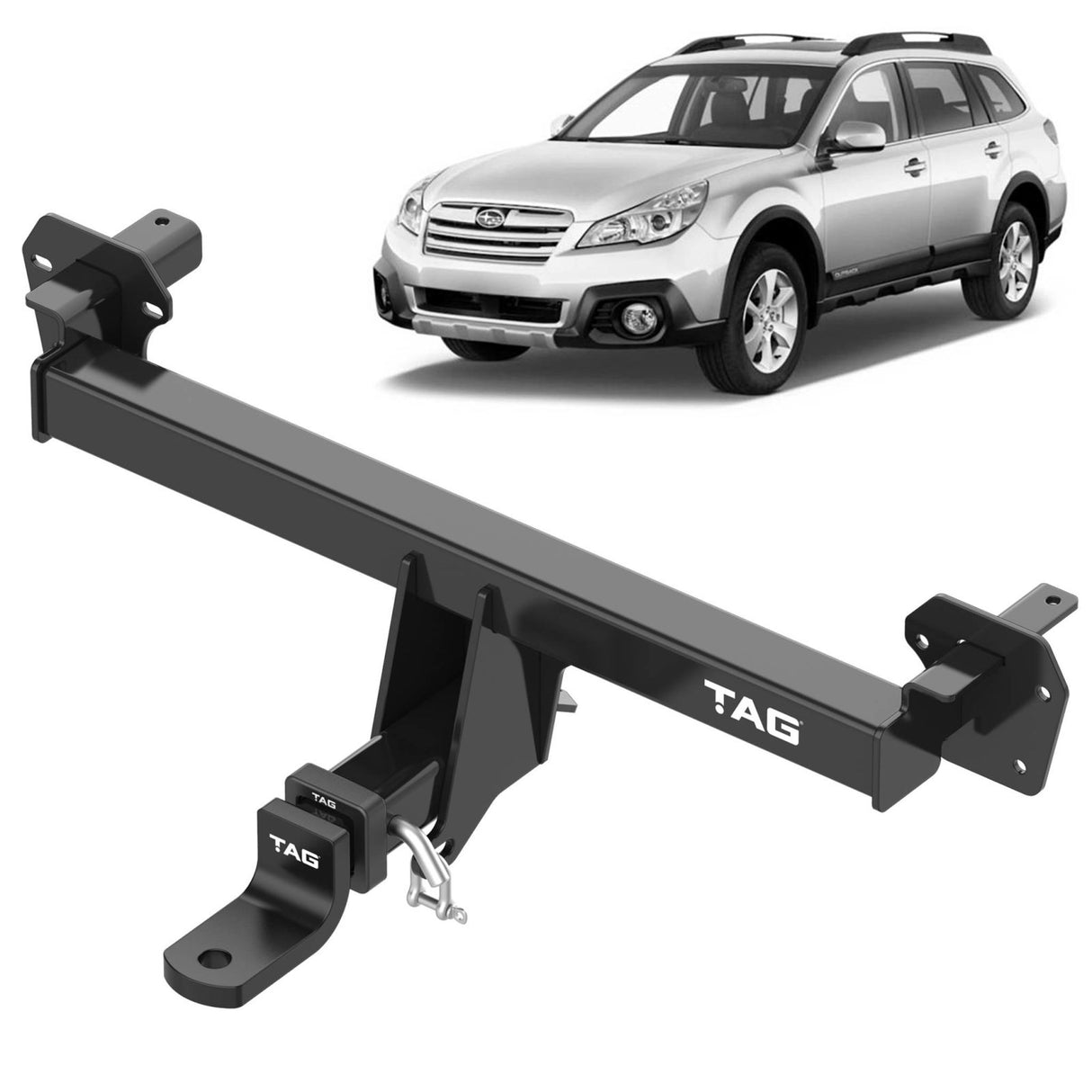TAG - Subaru Outback BR (2009 - 2015) Wagon Heavy Duty Towbar & Direct Fit Wiring Kit