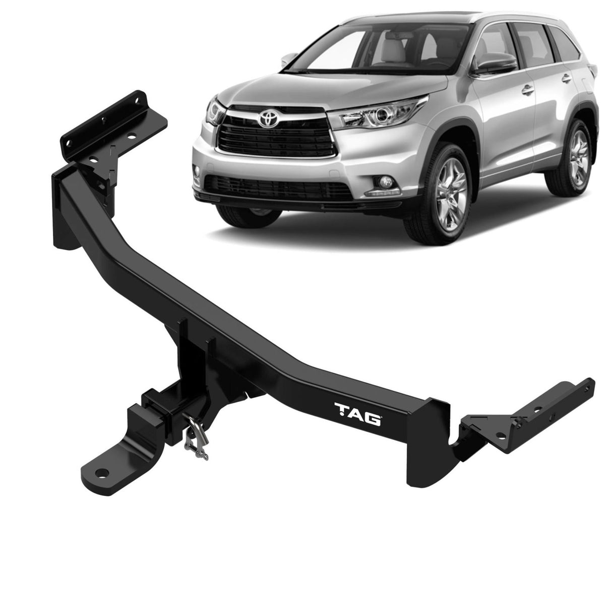 TAG - Toyota Kluger GSU50R (2014-2021) SUV, Wagon Heavy Duty Towbar & Direct Fit Wiring Kit