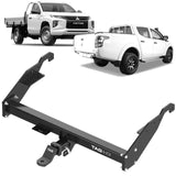 TAG | Heavy Duty Towbar 3-Piece & Direct Fit Wiring | Mitsubishi Triton MR Cab Chassis 2018–2023 | T7C708-K205