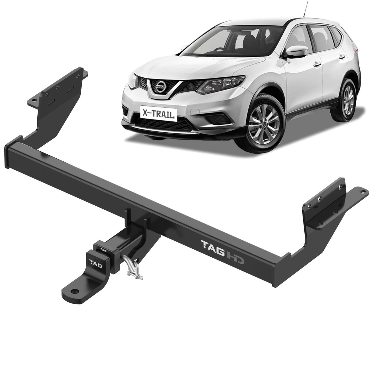 TAG - Nissan X-TRAIL T32 (2013 - 2022) Heavy Duty Towbar & Direct Fit Wiring Harness