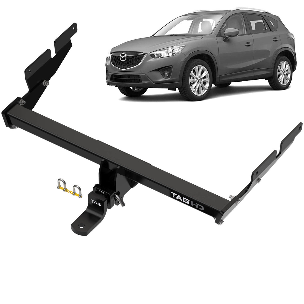TAG | Heavy Duty Towbar & Direct Fit Wiring Kit | Mazda CX-5 SUV Wagon KF Series 2017–On | T7M785-K202