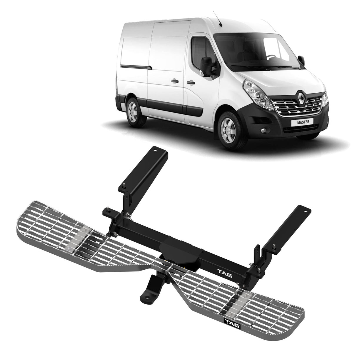 TAG - Renault Master FWD (2011 - on) Heavy Duty Towbar, Rear Step & Direct Fit Wiring Harness