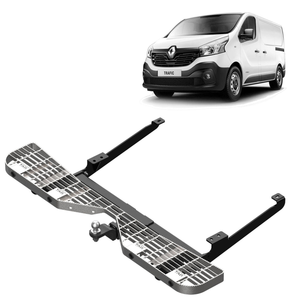 TAG - Renault Trafic (2014 - on), Mitsubishi Express (2020 - on) Towbar & Rear Step