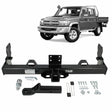 TAG | HD Towbar & Direct Fit Wiring Kit | Toyota Landcruiser 75/79 Series Single Cab 1985–2012 | T7T672-K201
