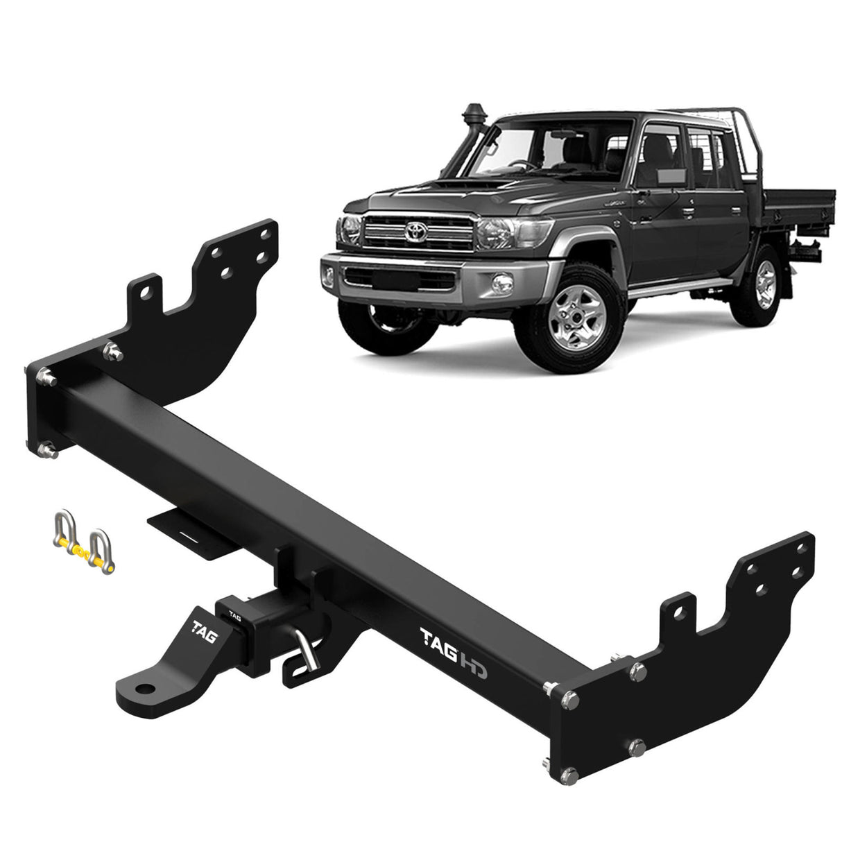 TAG Heavy Duty Towbar to suit Toyota Landcruiser (08/2012 - on) - Direct Fit Wiring Harness