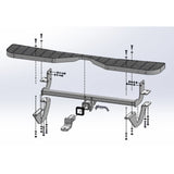 TAG | Heavy Duty Rear Step, Towbar & Wiring Kit | Toyota Hiace / Commuter H300 2019–2025 | T7T743-K211