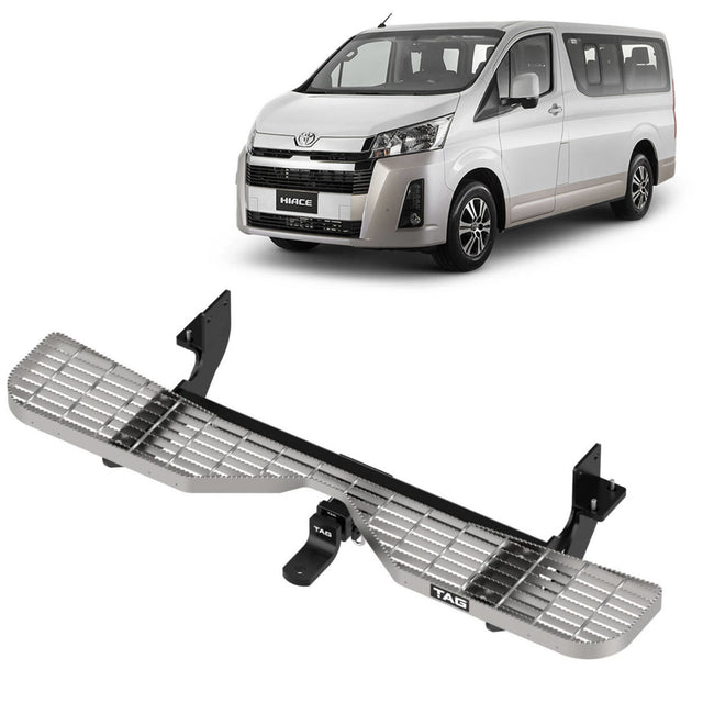 TAG | Heavy Duty Rear Step, Towbar & Wiring Kit | Toyota Hiace / Commuter H300 2019–2025 | T7T743-K211
