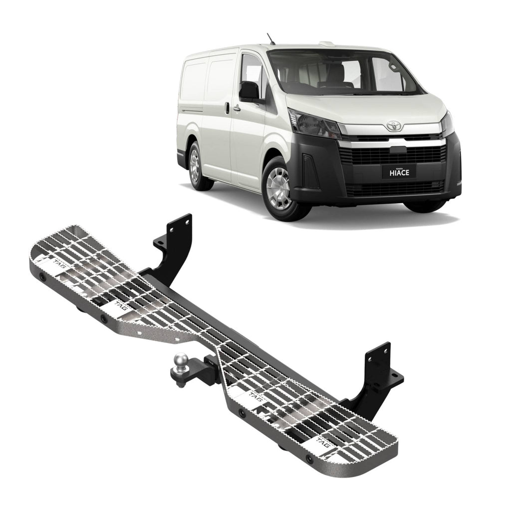 TAG | Heavy Duty Rear Step, Towbar & Wiring Kit | Toyota Hiace / Commuter H300 Facelift 2025–On | T7T743-K212