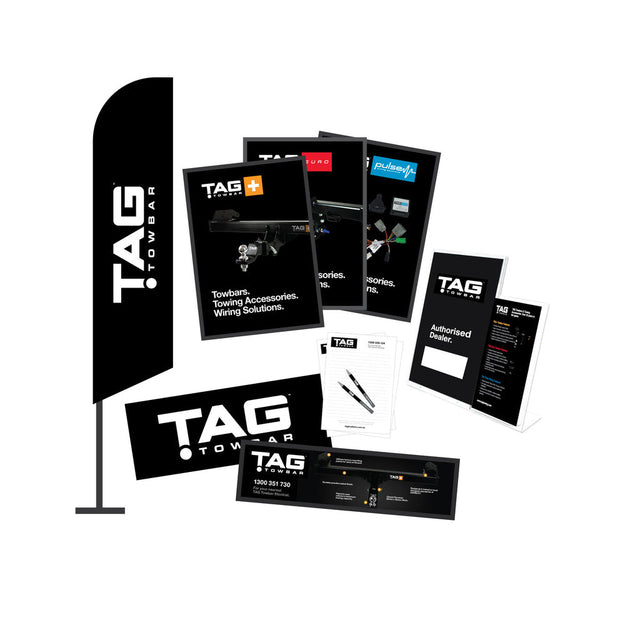 TAG | Point-of-Sale (POS) Branding Pack | Showroom Marketing Kit | TAGPOSPACK