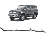 Redback Performance - Toyota Landcruiser 76 Series Wagon (03/2007 - 10/2016) Exhaust "Cat & Pipe"