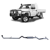 Redback Extreme Duty - Toyota Landcruiser 79 Series (2001 - 2007) 4.2L TD Performance Exhaust System