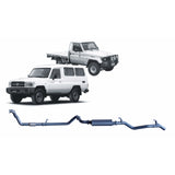 Redback Extreme Duty - Toyota Landcruiser 75/78 Series (1990 - 1999) 4.2L 1HZ Performance Exhaust System