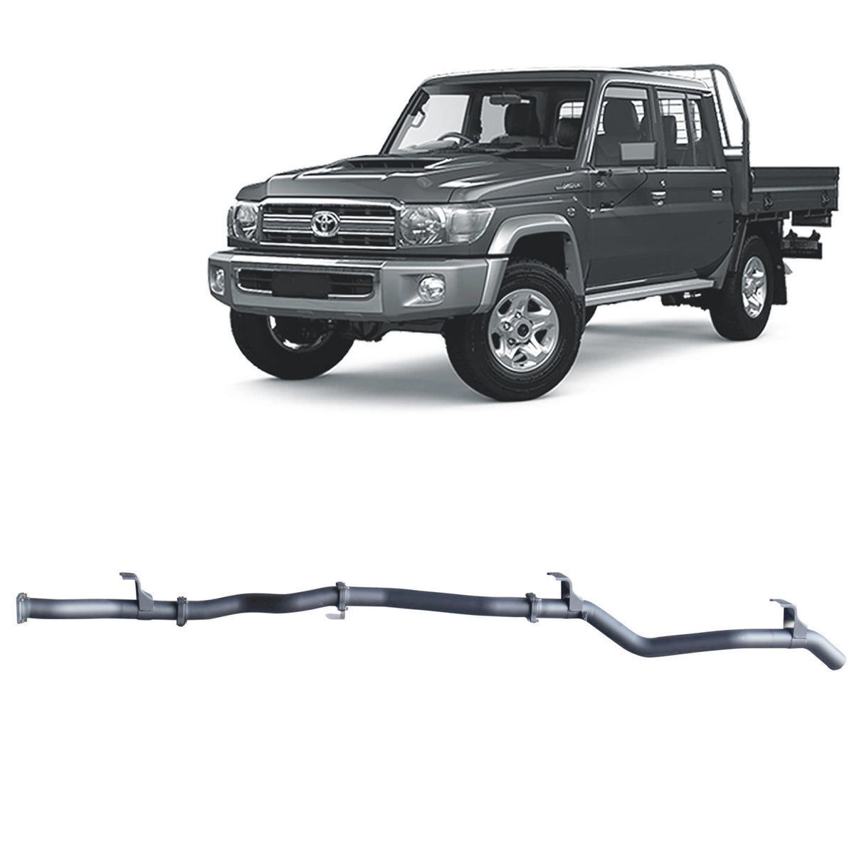 Redback Extreme Duty - Toyota Landcruiser 79 Series (2016 - On) Single and Double Cab Performance Exhaust