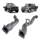 Redback Extreme Duty - Toyota Landcruiser 79 Series (2016 - On) Turbo Back 4" Exhaust Kit