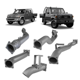 Redback Extreme Duty - Toyota Landcruiser 79 Series (2016 - On) Turbo Back 4" Exhaust Kit