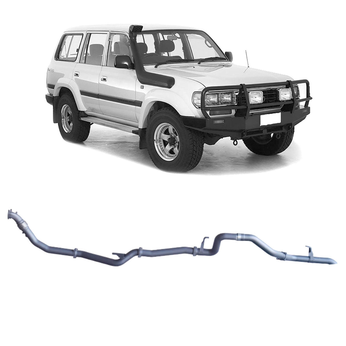 Redback Extreme Duty - Toyota Landcruiser 80 Series Wagon (1990 - 1998) 4.2L 1HZ Performance Exhaust System