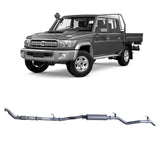 Redback Extreme Duty - Toyota Landcruiser 79 Series Double Cab (2012 - 2016) Performance Exhaust System
