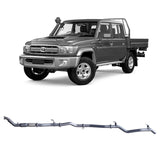 Redback Extreme Duty - Toyota Landcruiser 79 Series Double Cab (2012 - 2016) with Auxiliary Fuel Tank Performance Exhaust System