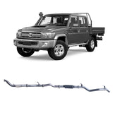 Redback Extreme Duty - Toyota Landcruiser 79 Series Double Cab (2012 - 2016) with Auxiliary Fuel Tank Performance Exhaust System