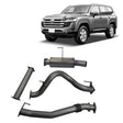Redback Extreme Duty – Toyota Landcruiser 300 Series (2022 - on) Wagon 3.5" DPF Back Exhaust with Muffler