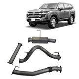 Redback Extreme Duty – Toyota Landcruiser 300 Series (2022 - on) Wagon 3.5" DPF Back Exhaust with Muffler