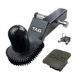 TAG | Ball Mount Hitch Kit (Lug, Locking Pin, Tow Ball, Covers & Shin Protector) | Universal 3500kg | TOWLUG01