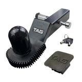 TAG | Ball Mount Hitch Kit (Lug, Locking Pin, Tow Ball, Covers & Shin Protector) | Universal 3500kg | TOWLUG01