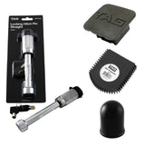 TAG | Towing Protection Kit | Hitch Cover Locking Pin Ball Cover & Shin Guard | TOWUPGRADE01