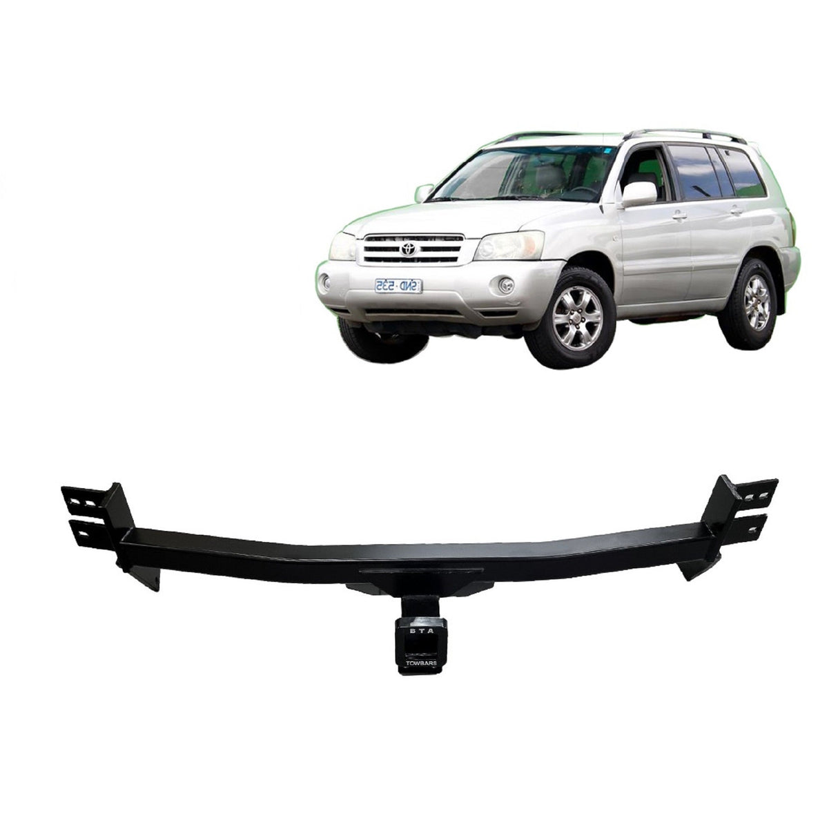 BTA Toyota Kluger (11/2003 – 07/2007) Heavy Duty Towbar 1500/150kg Capacity
