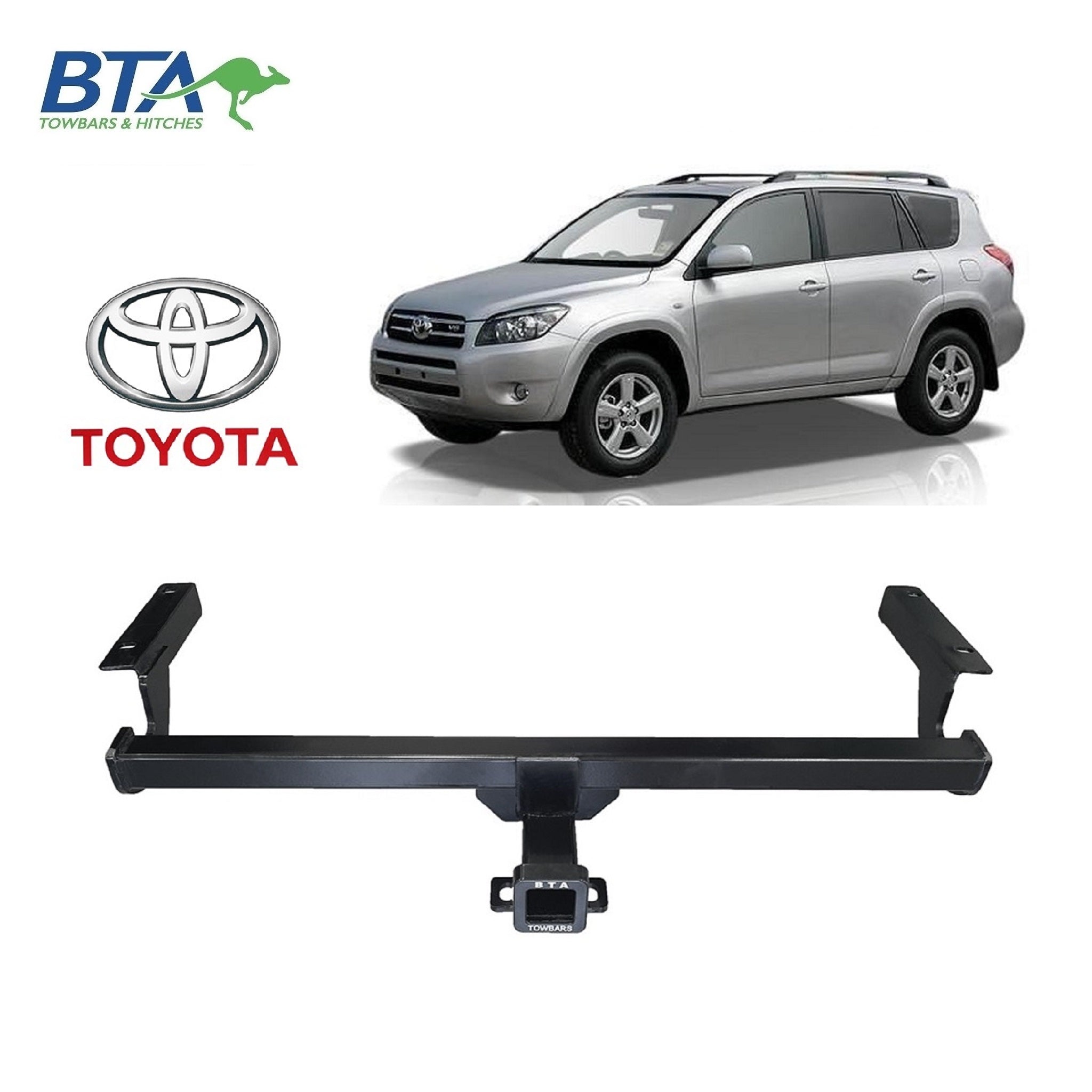 BTA Towbar - Toyota RAV4 AWD Wagon (02/2006 – 01/2013) - Heavy Duty 1900kg Capacity