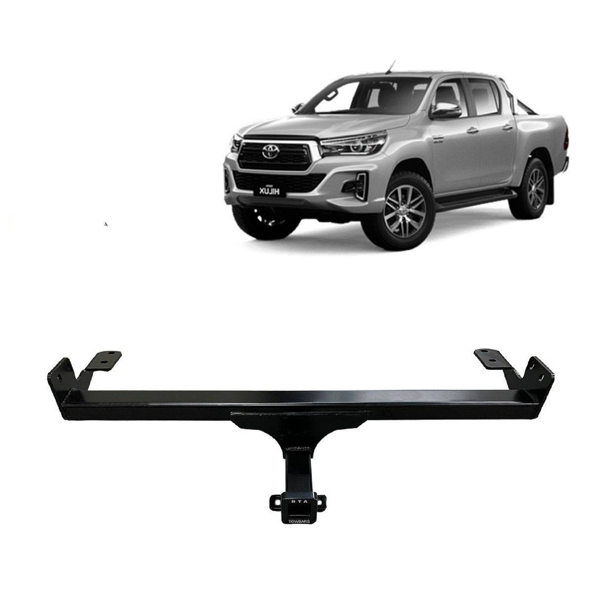 BTA Toyota Hilux Styleside 2WD and 4WD with Bumper (10/2015 – On) Heavy Duty Towbar 3500/350kg Capacity