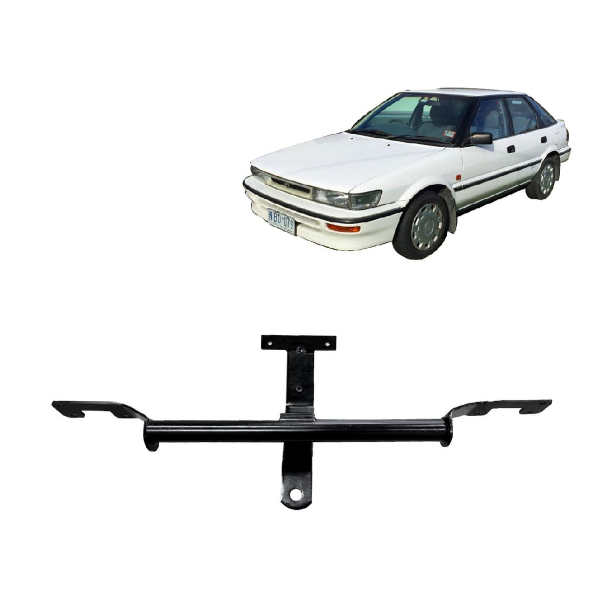 BTA Toyota Corolla AE92/AE93/AE94 (02/1989 – 08/1994) Light Duty Towbar 800/70kg Capacity