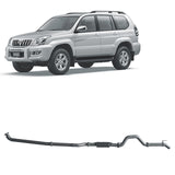 Redback Extreme Duty - Toyota Prado 120 Series 1KZ-TE (2002 - 2006) Performance Exhaust