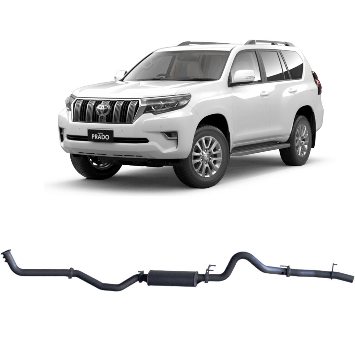Redback Extreme Duty - Toyota Prado 150 Series (2015 - 2024) Performance Exhaust