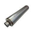 Redback - 5" Straight Through Muffler Centre/Centre 44"x10" Round 409 Stainless Steel
