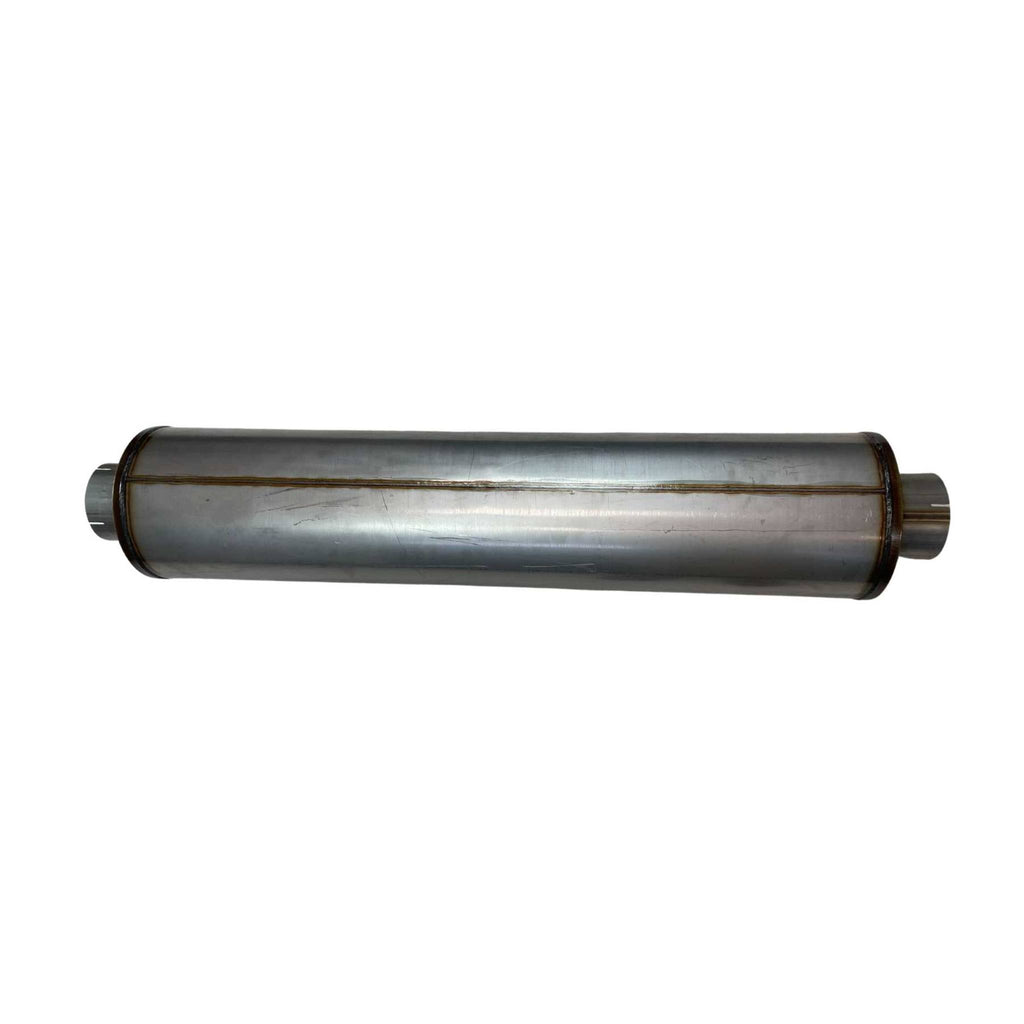 REDBACK | 5" ID Megaflow Performance Truck Muffler 10" Round 44" Long 409 Stainless | TR1044500GP-409