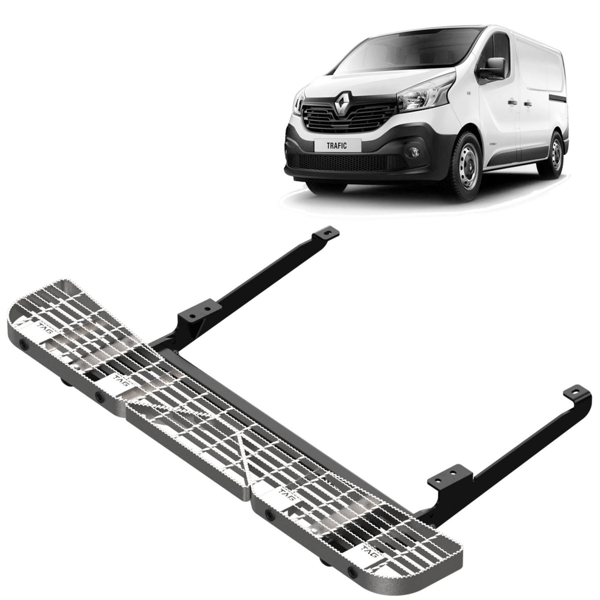 TAG | Rear Step & Sensor Brackets Kit | Mitsubishi Express / Renault Trafic Van 2014–On | TSP748-K010