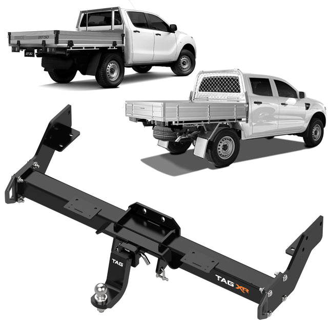 TAG | Extreme Recovery Towbar & Wiring Kit | Ranger PX1-PX3 & BT-50 UP/UR Cab Chassis | TXR804-K201