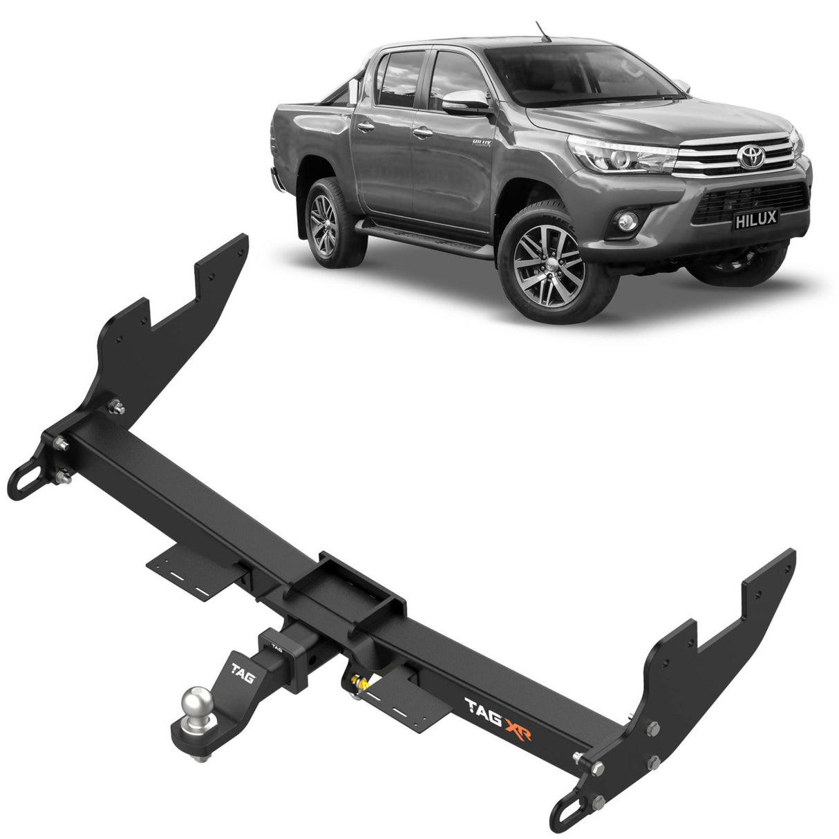 TAG - Toyota Hilux Styleside (2015 - on) 4x4 Recovery Towbar