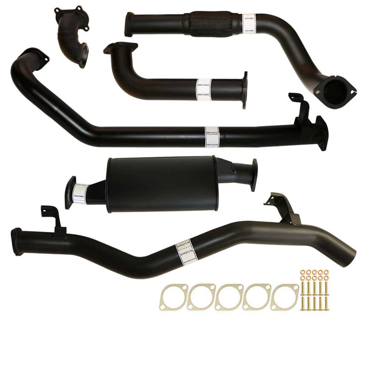 ESA | 3" Turbo Back Exhaust | Toyota Landcruiser 79 Series HDJ79 Single Cab Ute 2001 - 2007 | TY215
