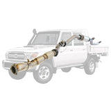 ESA | 3.5" Turbo Back DPF Delete Exhaust | Toyota Landcruiser 79 Series VDJ79 UTE 4.5L V8 10/2016 - On | TY218
